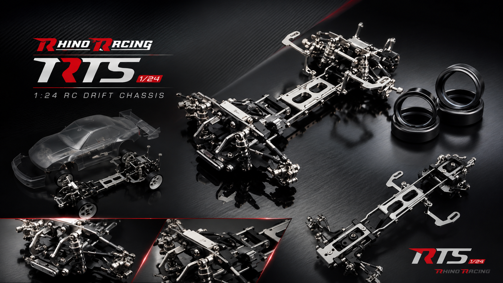 1:24 Chassis wie Rhino RTS, DM Racing, ARE Edge